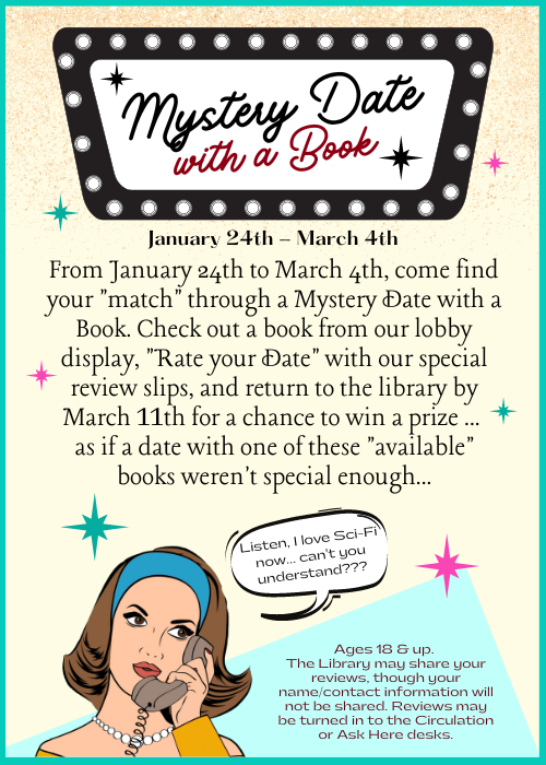 Mystery Date with a Book - Flyer