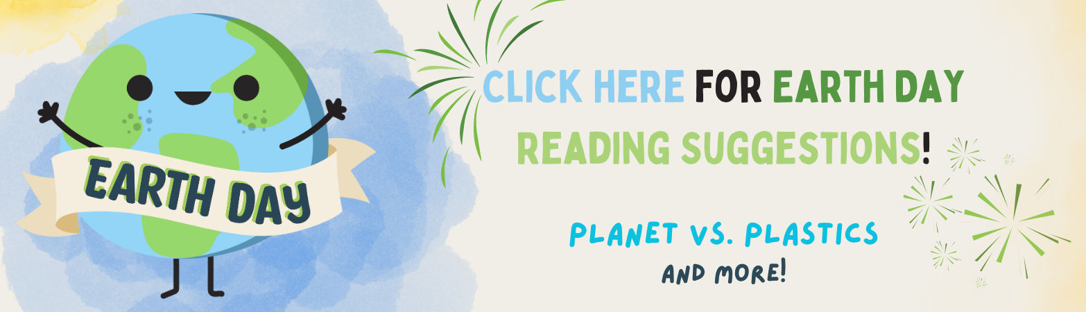 Children's Banner Advertising Earth Day 2024 Reading Suggestions