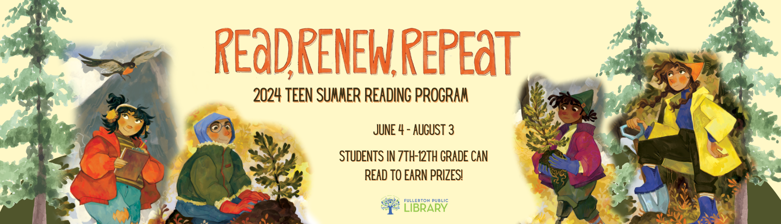 Teen Summer Reading Program June 4 - August 3