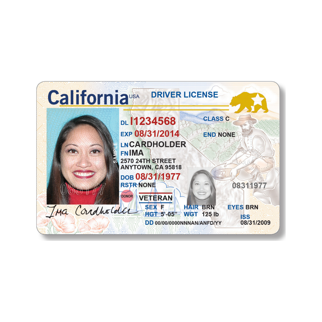 Image of a driver's license