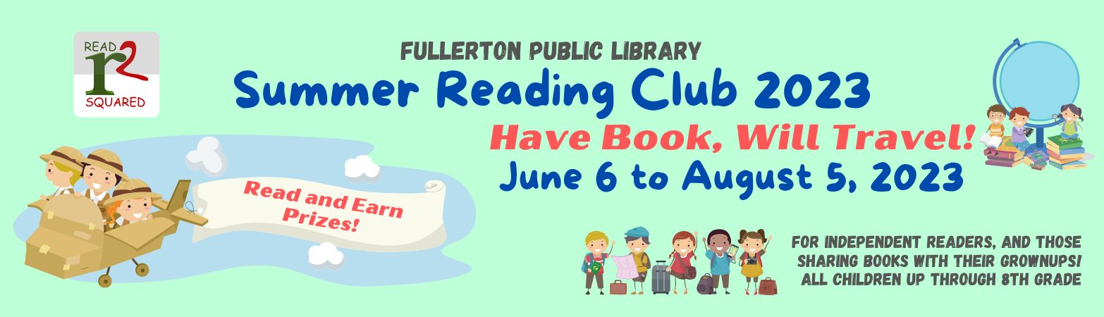 Summer Reading Club June 6 - August 5